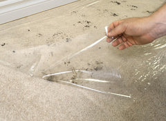 Surface Shields CS36500 Carpet Shield, 500 ft L, 36 in W, 2.5 mil Thick, Polyethylene, Clear