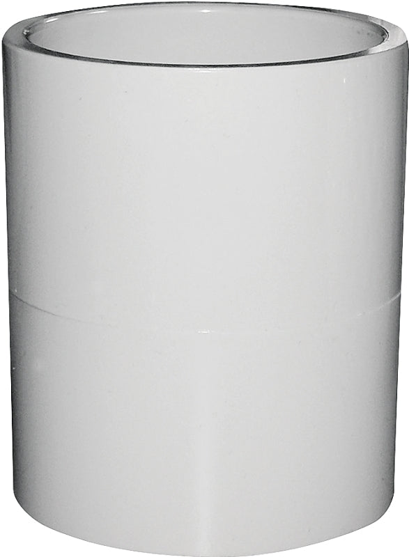 Lasco 429025BC Pipe Coupling, 2-1/2 in, Slip, PVC, SCH 40 Schedule