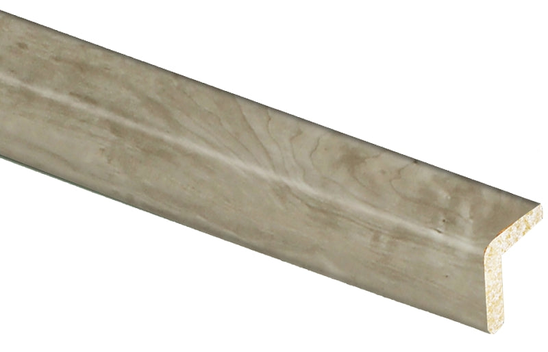 Inteplast Group 82050800504 Outside Corner Moulding, 8 ft L, 15/16 in W, Polystyrene, River Gray, Wall Mount