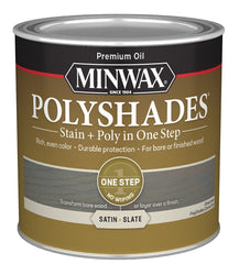 STAIN WOOD SATIN SLATE 1/2PT