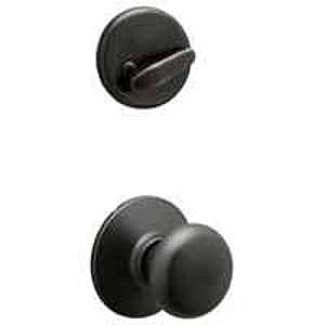 Schlage F Series F59PLY716 Interior Pack, Grade 1 Grade, Mechanical Lock, Metal, Aged Bronze, Knob Handle, Residential