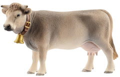 Schleich-S 13874 Toy, Braunvieh Cow