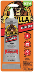 Gorilla Clear Grip 8040002 Contact Adhesive, Clear, 3 oz
