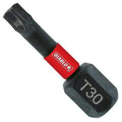 Diablo DT301P25 Screwdriver Insert Bit, #30 Drive, Torx Drive, 1 in L