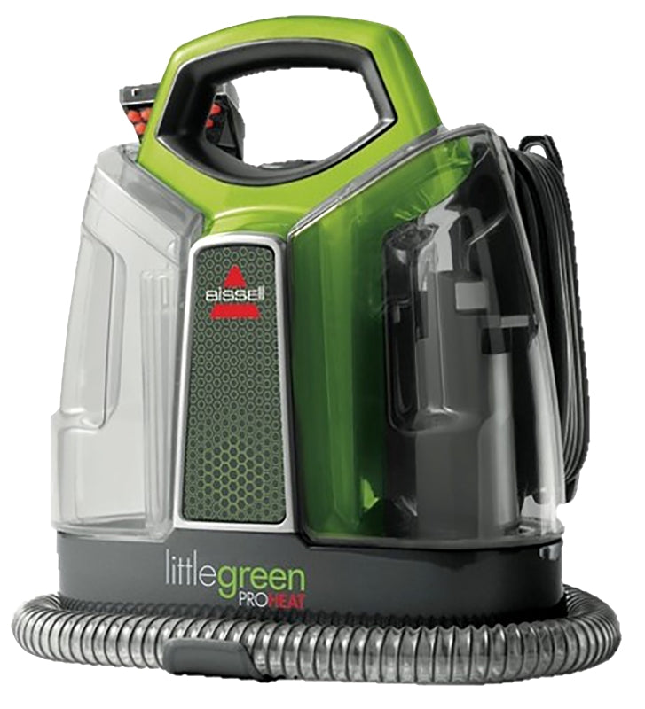 Bissell Little Green 2513G Carpet Cleaner, 37 oz Tank, 3 in W Cleaning Path, Cha-Cha Lime/Titanium