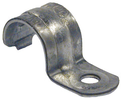 Hubbell E1S150R2 EMT Strap, 1-1/2 in, Steel, Zinc-Plated