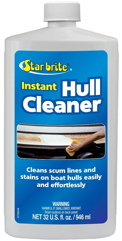 Star brite 081732PW Instant Hull Cleaner, Liquid, Sweet, Clear, 32 oz, Bottle