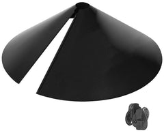 Stokes Select 38023 Wrap-Around Squirrel Baffle, Steel, Dark Green, Powder-Coated