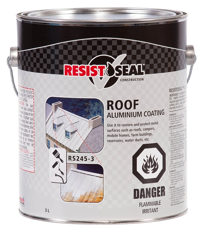 Resisto 34005 Roof Coating, 3 L, Pallet, Liquid