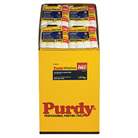 Purdy 14B863400 Roller Cover, 3/8 in Thick Nap, 9 in L, Woven Fabric Cover, White
