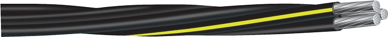 Southwire 4/0 4/0 4/0 URD Building Wire, #4/0 AWG Wire, 3 -Conductor, 500 ft L, Aluminum Conductor, Yellow Sheath