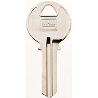 Hy-Ko 11010K2 Key Blank, Brass, Nickel, For: Keil Cabinet, House Locks and Padlocks