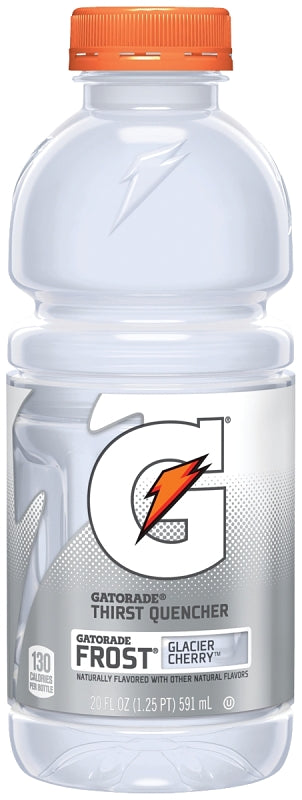 Gatorade 10247 Sports Drink, Liquid, Glacier Cherry Flavor, 20 oz Bottle