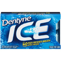 Dentyne 784575 Ice Sugar-Free Gum, Peppermint, 9 Pack