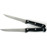 Chef Craft 21132 Steak Knife Set, 4-1/2 in L Blade, Stainless Steel Blade