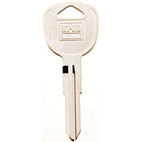 Hy-Ko 11010KK1 Automotive Key Blank, Brass, Nickel, For: Kia Vehicle Locks, KK1 Key Number
