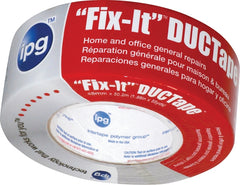 IPG 6900 Duct Tape, 55 yd L, 1.88 in W, Poly-Coated Cloth Backing, Silver