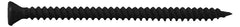 ProFIT 0289148 Screw, #6 Thread, 2-1/4 in L, Fine Thread, Trim Head, Square Drive, Sharp Point, Phosphate