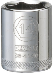 DWMT86114OSP SKT 1/4DR 6PT14MM