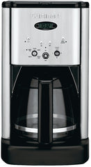 Cuisinart DCC-1200C Coffee Maker, 12 Cups Capacity, 1025 W, Stainless Steel, Automatic Control
