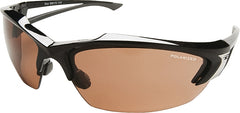 Edge TSDK415 Safety Glasses, Polycarbonate Lens, Black Frame, UV Protection: Yes