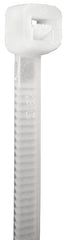 Tradeselect CTS11P500 Cable Tie, 2.76 in Max Bundle Dia, Nylon, Natural