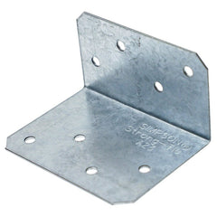 Simpson Strong-Tie A23 Angle, 2-3/4 in L, 2 x 1-1/2 in W, Steel, Zinc Galvanized