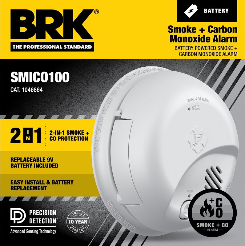 SMOKE&CRBN MONO OXIDE ALARM DC