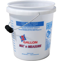 Leaktite-IPL Plastics 1123056 Multi-Purpose Pail with Handle, 5 gal Capacity, HDPE, Natural