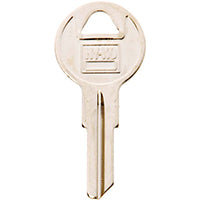 Hy-Ko 11010B52 Key Blank, Brass, Nickel, B52 Key Number