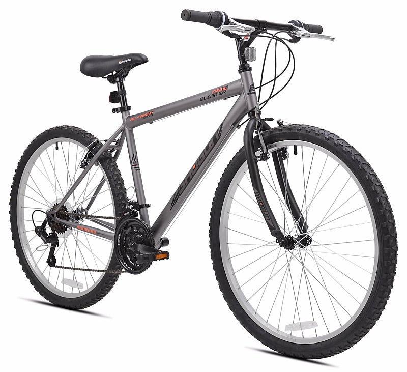 KENT 02646 Bicycle, Steel Frame, 26 in Dia Wheel, Grey