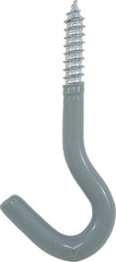 Crawford SS20 Plant Hook, 3-5/8 in L, Steel, Gray, Zinc, Self-Tap