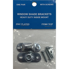 ralph friedland 763 Roller Shade Bracket, Steel, Zinc, For: 15/16 to 1-1/4 in Roller