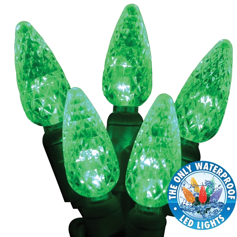 LIGHTS COMM GRD C6 LED GRN 50L