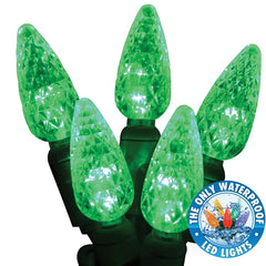 LIGHTS COMM GRD C6 LED GRN 50L