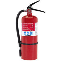 First Alert PRO5/BRKT5 Rechargeable Fire Extinguisher, 5 lb, Monoammonium Phosphate