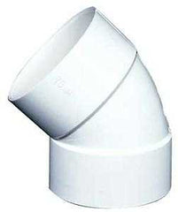 IPEX 040502 Pipe Elbow, 3 in, Hub, 45 deg Angle, PVC