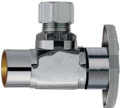 Plumb Pak PPC60-1PCLF Angle Stop Valve, 1/2 x 1/2 in Sweat x OD