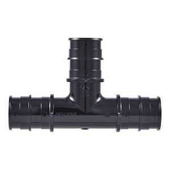 SharkBite UA370A5 Expansion Reducing Tee, 3/4 in, Barb, Polysulfone, Black, 160 psi Pressure