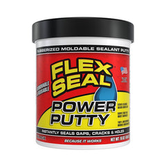 Flex Seal PPFSBLKR16 Power Putty, Black, 16 oz Tub