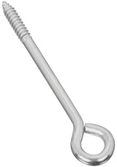 National Hardware N220-699 Lag Screw Eye, 1.62 in L Thread, 6 in OAL, 175 lb Working Load, Steel, Zinc