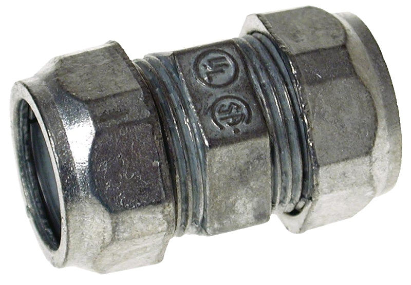 Hubbell CKZ100 Conduit Coupling, 1 in Compression, Zinc-Plated