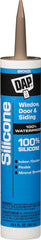 DAP 08647 Window and Door Sealant, Bronze, -40 to 400 deg F, 10.1 fl-oz Cartridge