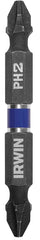 Irwin 1870983 Power Bit, #2 Drive, Phillips Drive, 1/4 in Shank, Hex Shank, 2-3/8 in L, High-Grade Steel
