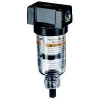 Tru-Flate 24-343 Air Line Filter, Manual, Polycarbonate, 4.4 in H