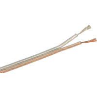Southwire 94605M418 Speaker Cable, 16 AWG Wire, PVC Sheath, Clear Sheath, 250 ft L