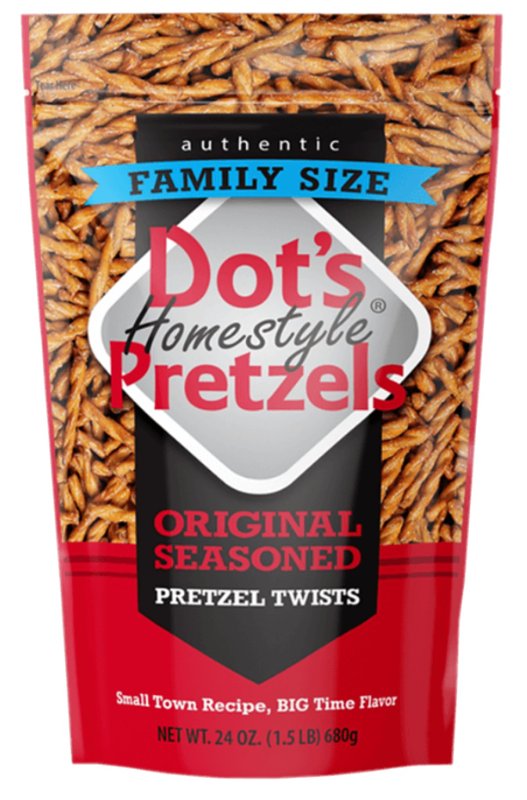 Dot's Homestyle Pretzels 71925 Pretzel Stick, 24 oz Bag