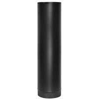 Imperial BM0110 Stove Pipe, 5 in Dia, 24 in L, Steel, Matte Black