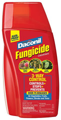 Daconil 100526103 Fungicide, Liquid, Odorless, 16 oz Bottle