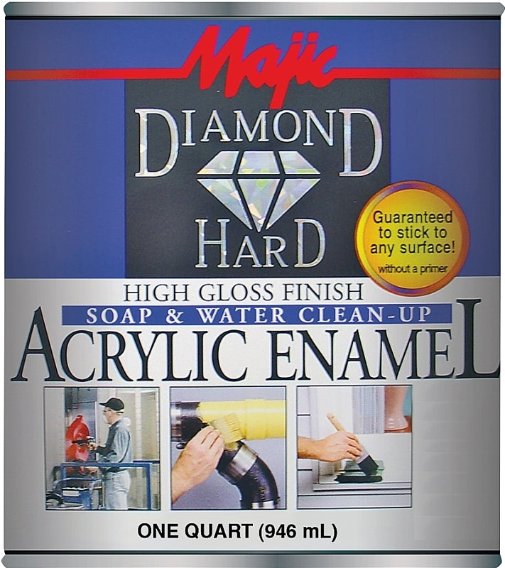 Majic Paints 8-1546-2 Exterior Primer, Flat, Gray, 1 qt
